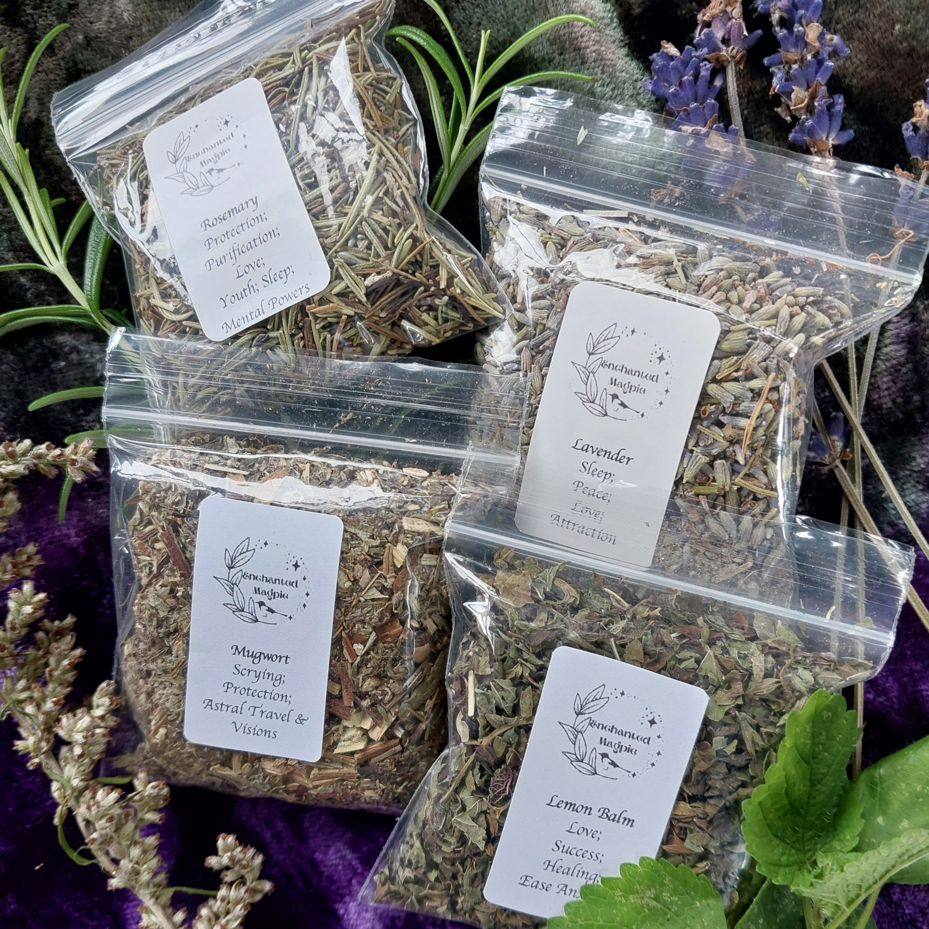 70 Varieties 2 Sizes Choose Your Own Dried Herbs for Spells Rituals Teas Incense
