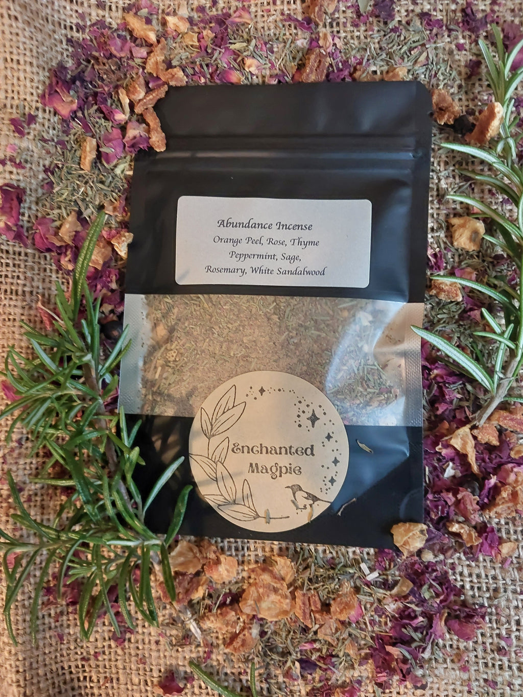 Loose Incense Hand Blended Goddess/Meditation/Cleansing/Abundance