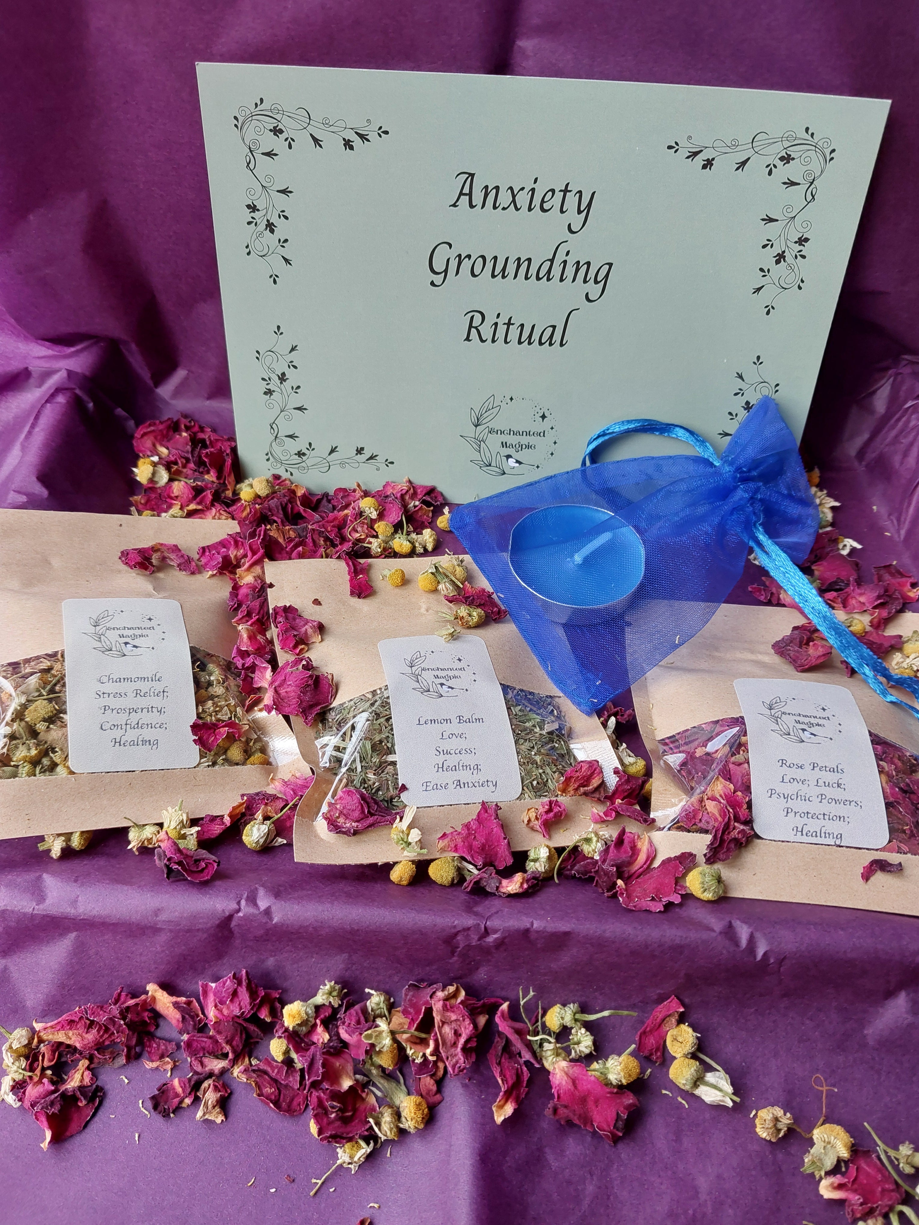 Herb Ritual Box Anxiety/Protection/Cleansing/Self Love/Prosperity