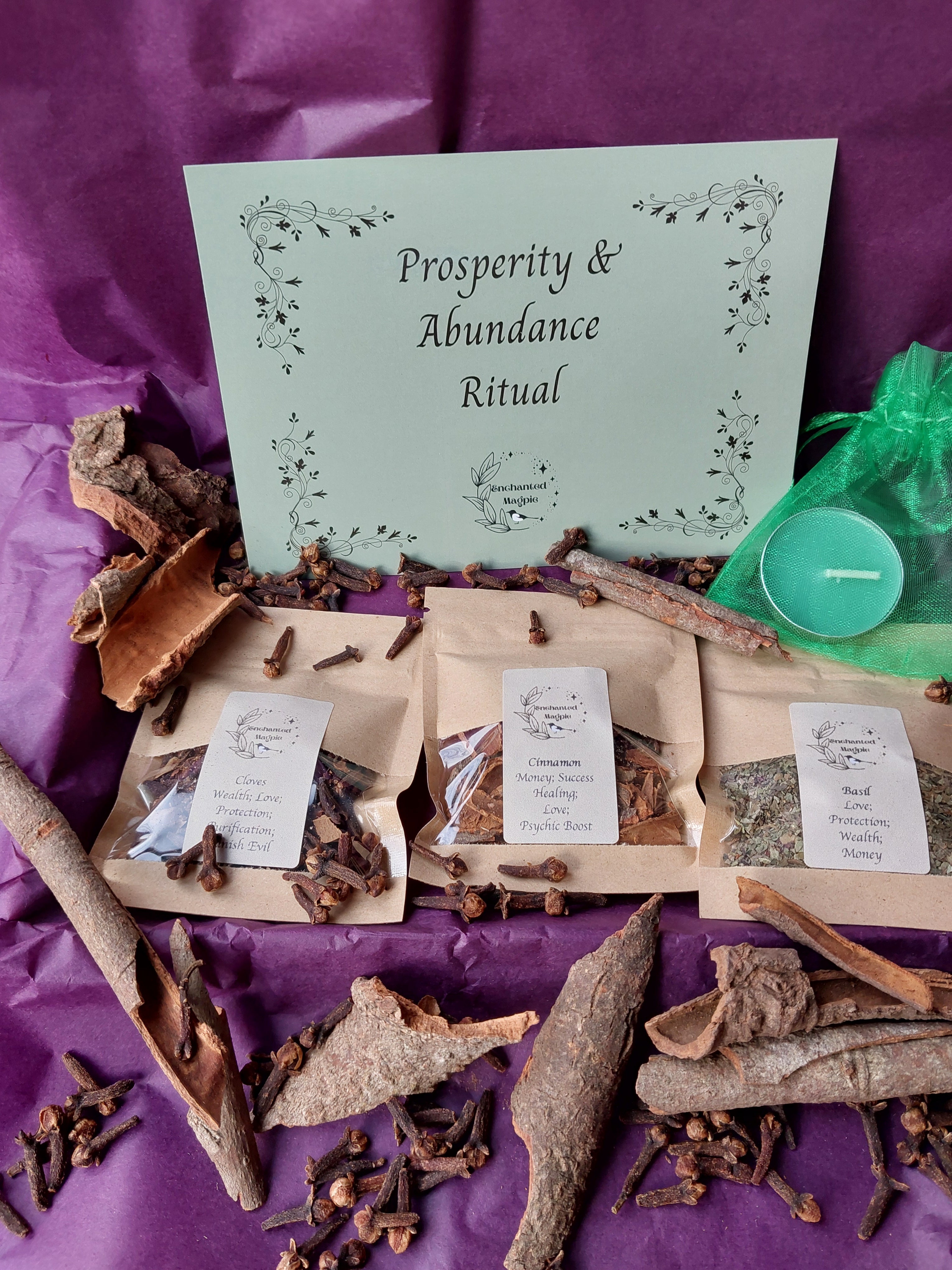 Herb Ritual Box Anxiety/Protection/Cleansing/Self Love/Prosperity